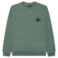 Snaked By A Horse Crewneck Sweatshirt - Pine Green