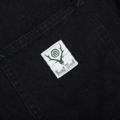 Coverall 10oz Cotton Canvas - Black -Fashion Clothing Store South2 West8 Coverall 10oz Cotton Canvas Black MR725 BLK 07 02 23 Feature VR 5