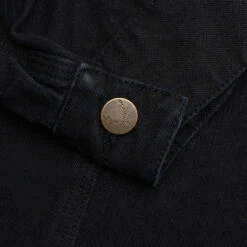 Coverall 10oz Cotton Canvas - Black -Fashion Clothing Store South2 West8 Coverall 10oz Cotton Canvas Black MR725 BLK 07 02 23 Feature VR 7