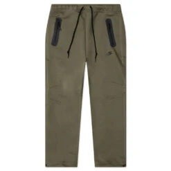 Nike Sportswear Tech Fleece Open Hem Sweatpants - Medium Olive/Black