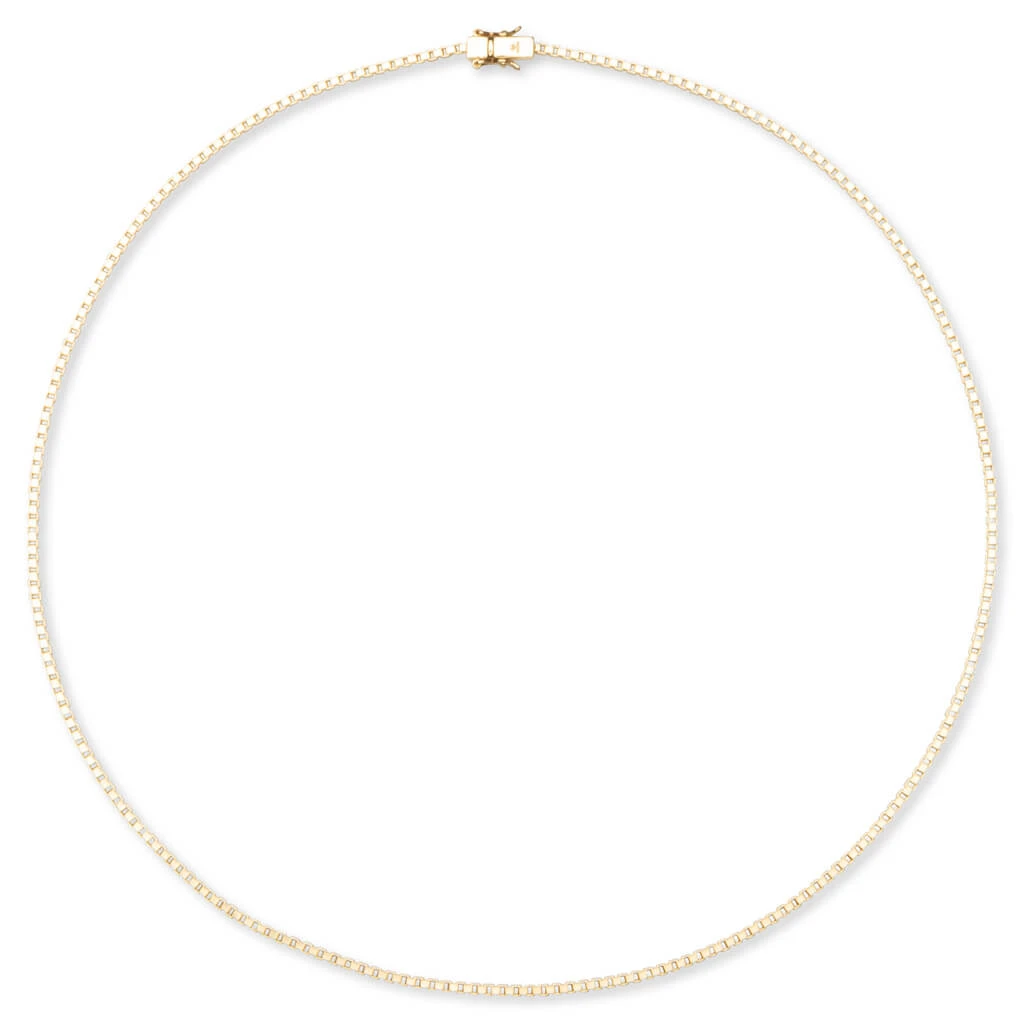 Tom Wood Square Chain Gold - 925 Sterling Silver/9K Gold 1 Tom Wood Square Chain Gold - 925 Sterling Silver/9K Gold