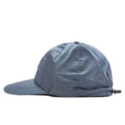 Stone Island Econyl Regenerated Nylon 6-Panel Cap - Mid Blue -Fashion Clothing Store Stone Island Econyl Regenerated Nylon 6 Panel Cap Mid Blue MO771599576 V0046 01 15 23 Feature VR 6