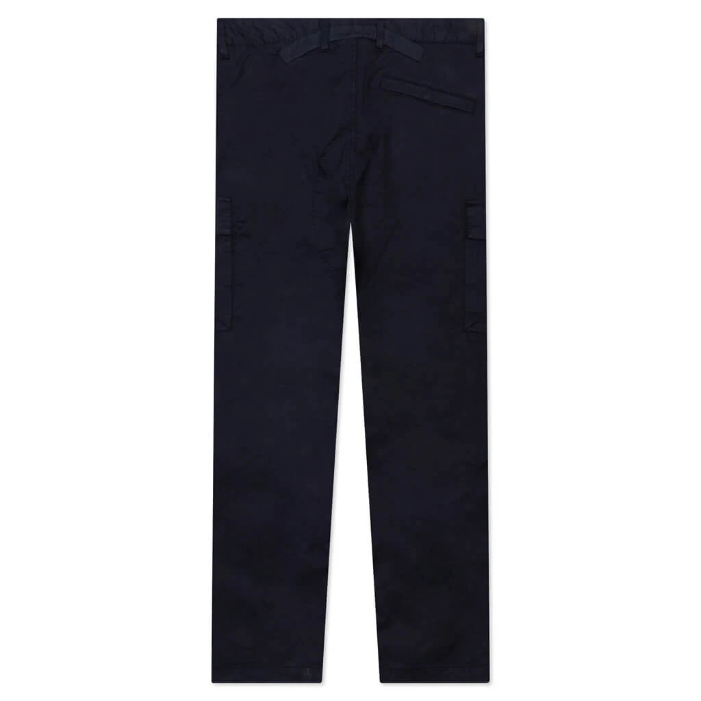 Stone Island Stretch Gabardine Trousers - Navy Blue 2 Stone Island Stretch Gabardine Trousers - Navy Blue - Image 2