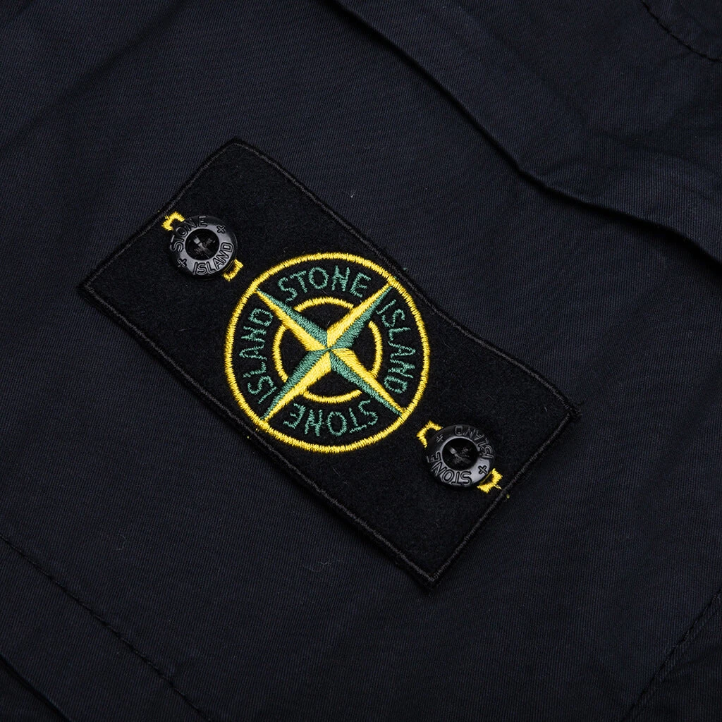 Stone Island Stretch Gabardine Trousers - Navy Blue 4 Stone Island Stretch Gabardine Trousers - Navy Blue - Image 4