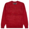 Stussy 8 Ball Heavy Brushed Mohair Sweater - Red