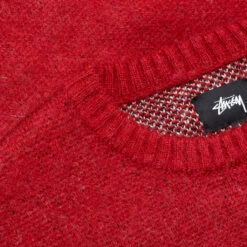 Stussy 8 Ball Heavy Brushed Mohair Sweater - Red -Fashion Clothing Store Stussy 8 Ball Heavy Brushed Mohair Sweater Red 117078 RED 10 19 2020 01 5