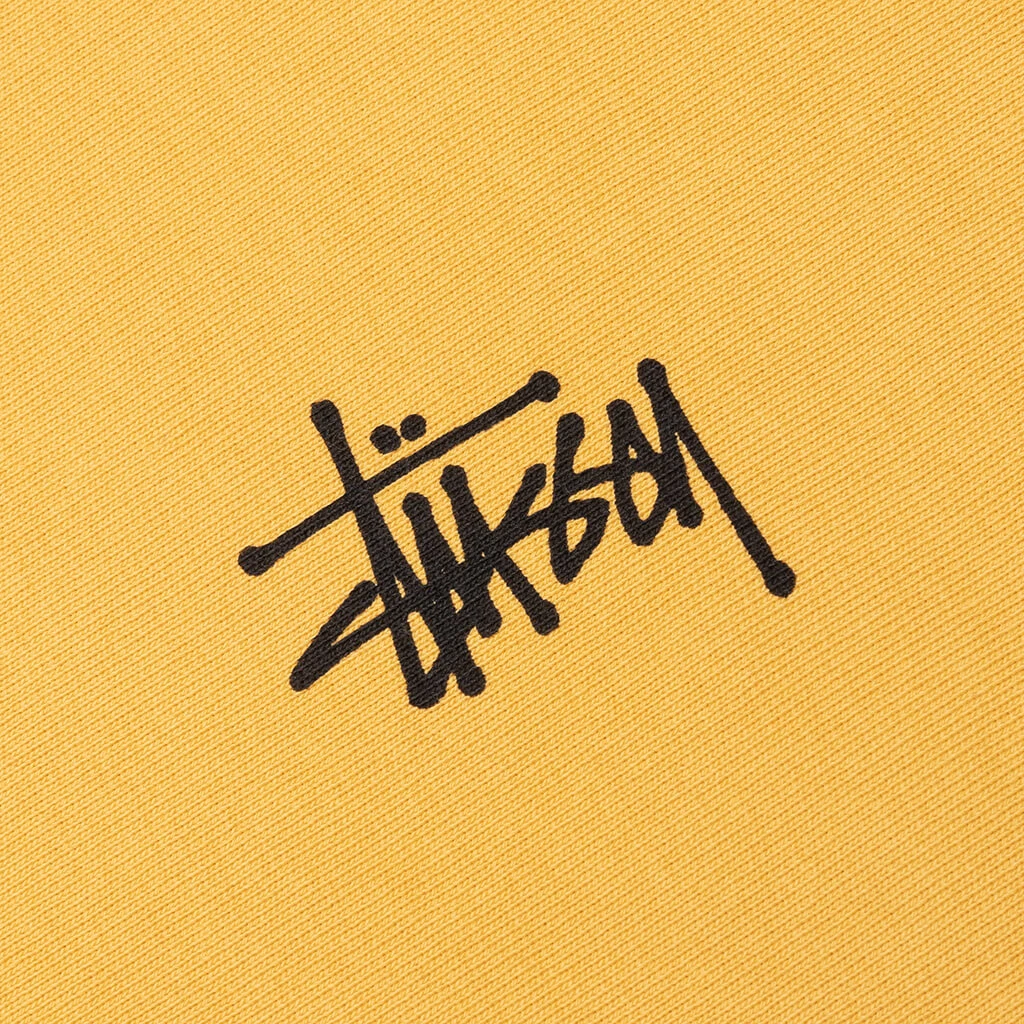 Basic Stussy Pigment Dyed Crew - Honey 3 Basic Stussy Pigment Dyed Crew - Honey - Image 3