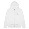 Stussy Basic Zip Hoodie - White