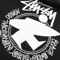 Stussy Beach Roots Hoodie - Black -Fashion Clothing Store Stussy Beach Roots Hoodie Black 1924800 BLAC 06 29 22 Feature JAYLEEN 5