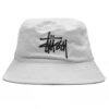 Stussy Brushed Big Basic Bucket Hat - Bone