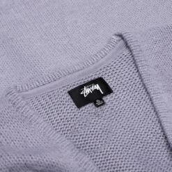 Stussy Brushed Cardigan - Lavender -Fashion Clothing Store Stussy Brushed Cardigan Lavender 117163 02 12 23 Feature KN 6