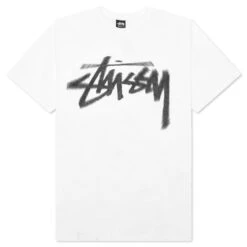 Stussy Dizzy Stock Tee - White