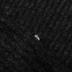 Stussy Mohair Tennis Sweater - Charcoal -Fashion Clothing Store Stussy Mohair Tennis Sweater Charcoal 117142 CHAR 10 28 23 Feature KN 7