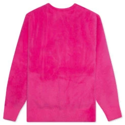 Stussy Shaggy Cardigan - Fuchsia -Fashion Clothing Store Stussy Shaggy Cardigan Fuchsia 117094 FUCS 11 26 22 Feature MG 6