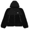 Stussy Sherpa Paneled Hooded Jacket - Black