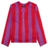 Stussy Striped Brushed Cardigan - Purple