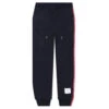 Classic Loopback RWB Side Stripe Sweatpants - Navy