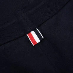 Classic Loopback RWB Side Stripe Sweatpants - Navy 9 Classic Loopback RWB Side Stripe Sweatpants - Navy -Fashion Clothing Store Thom Browne Classic Loopback RWB Side Stripe Sweatpants Navy MJQ066A 03377 415 04 04 22 Feature 6