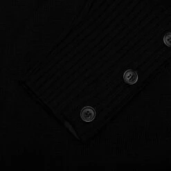 Elongated Fine Merino Wool Cardigan - Black 8 Elongated Fine Merino Wool Cardigan - Black -Fashion Clothing Store Thom Browne Elongated Fine Merino Wool Cardigan Black MKC362A Y1002 001 01 28 2022 01 3