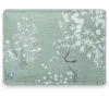 Single Card Holder Seasonal Toile Print - Med Green