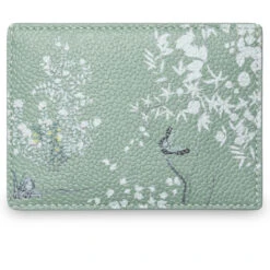Single Card Holder Seasonal Toile Print - Med Green