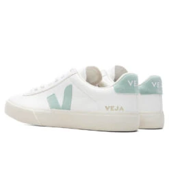 Veja Women's Campo Chromefree - Extra White/Matcha -Fashion Clothing Store Veja Womens Campo Chromefree Extra White Matcha CP0502485AP1P08 03 06 22 Feature 3