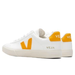 Veja Women's Campo Chromefree Leather - Extra White/Ouro -Fashion Clothing Store Veja Womens Campo Chromefree Leather Extra White Ouro CP0502799AP1P08 03 06 22 Feature 4 f934216e aac1 4f4f bb81 b8fc29fc38e7