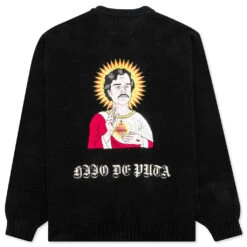 Fashion Clothing Store -Fashion Clothing Store Wacko Maria Classic Cardigan Type 2 Black 21FW WMK KN03 BLK Feature November 26 2021 02