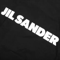 Jil Sander Logo Print Shirt Jacket - Black -Fashion Clothing Store Women s Blouson 03 PNT Black J23BN0003 J45071 001 09 25 23 Feature VR 10