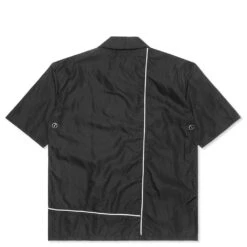 A-COLD-WALL* Piping Polo - Black -Fashion Clothing Store a cold wall piping polo black 4