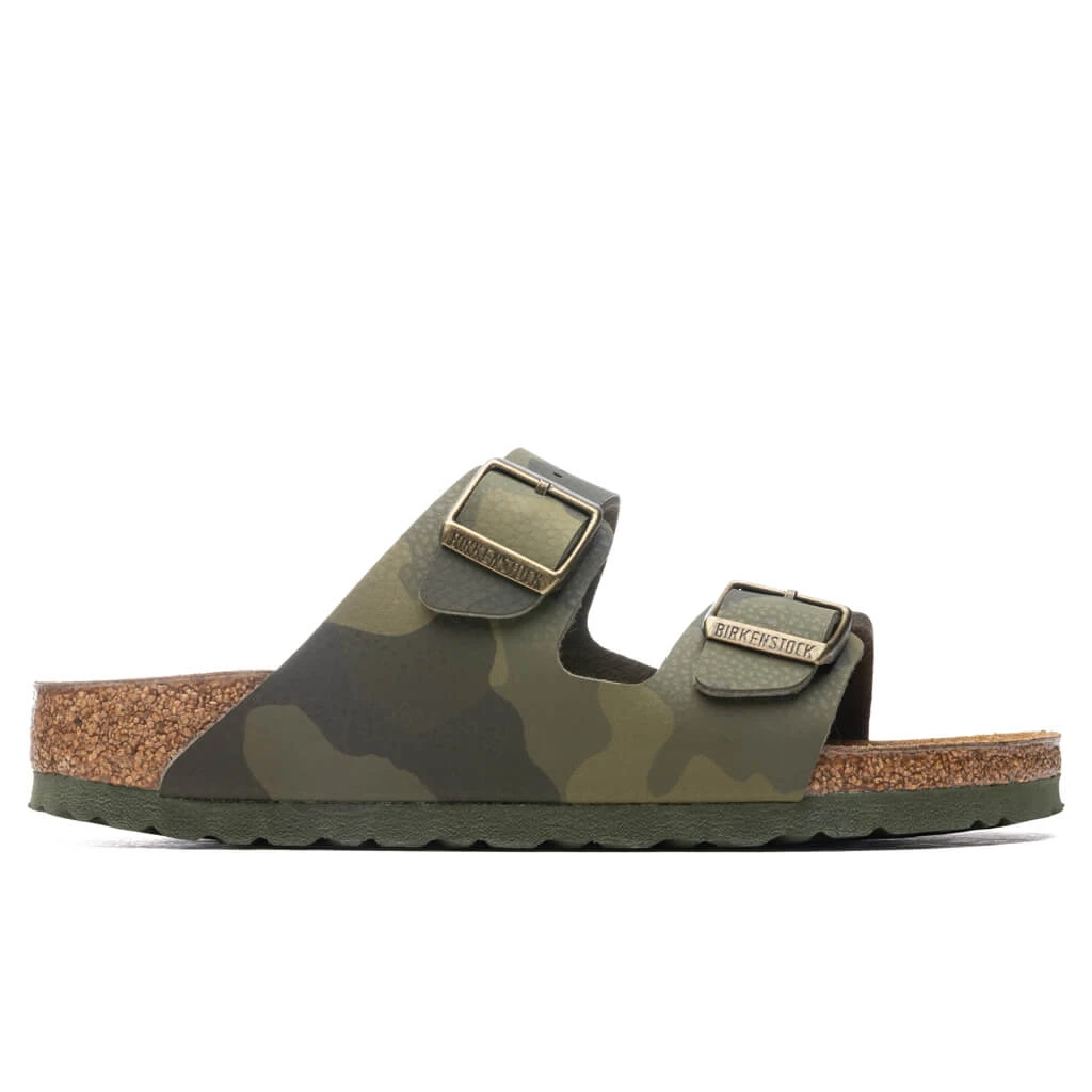 Birkenstock Women's Arizona Birko-Flor - Desert Soil Camo Green 1 Birkenstock Women's Arizona Birko-Flor - Desert Soil Camo Green
