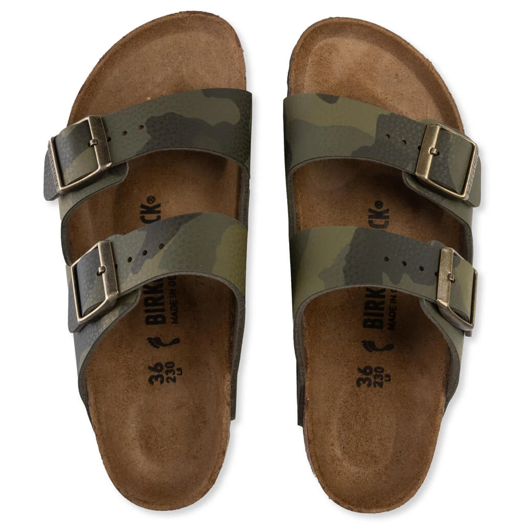Birkenstock Women's Arizona Birko-Flor - Desert Soil Camo Green 4 Birkenstock Women's Arizona Birko-Flor - Desert Soil Camo Green - Image 4