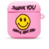 Chinatown Smiley H.A.N.D Airpods Case - Pink