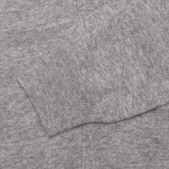 Woven V-Neck Cardigan - Light Grey 9 Woven V-Neck Cardigan - Light Grey -Fashion Clothing Store comme des garcons play woven v neck cardigan light grey 4