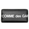 Comme Des Garcons SA0110 Huge Logo Leather Wallet - Black