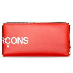 Comme Des Garcons SA0110 Huge Logo Leather Wallet - Red -Fashion Clothing Store comme des garcons sa0110 huge logo leather wallet red sa 0110hl red os 3