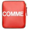Comme Des Garcons Huge Logo Leather Wallet - Red