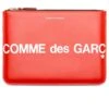 Comme Des Garcons SA5100 Huge Logo Leather Wallet - Red