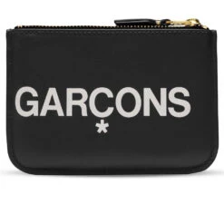 Comme Des Garcons Huge Logo Wallet - Black -Fashion Clothing Store comme des garcons sa8100hl huge logo wallet black sa8100hl blk os 2