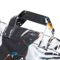 Comme Des Garcons SHIRT X Futura Tote Bag - Black -Fashion Clothing Store comme des garcons shirt x futura tote bag black w28611 1 os 4