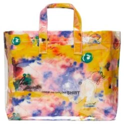 Comme Des Garcons SHIRT X Futura Wide Tote Bag - Yellow