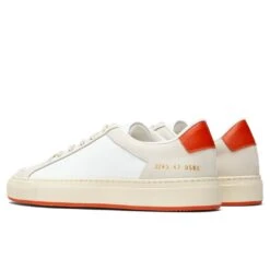 Common Projects Retro 70's - White/Orange -Fashion Clothing Store common projects retro 70s whiteorange 3