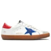 Golden Goose Super-Star Sneakers - White/Ice/Bluette/Red