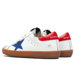 Golden Goose Super-Star Sneakers - White/Ice/Bluette/Red -Fashion Clothing Store golden goose sneakers superstar whiteicebluettered 3