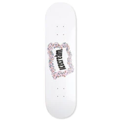 Frozen Skate Deck - White