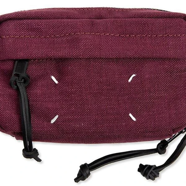 Maison Margiela Mini Crossbody Pouch - Burgundy 3 Maison Margiela Mini Crossbody Pouch - Burgundy - Image 3
