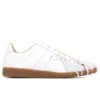 Maison Margiela Replica Low Top Suede Paint Drop - White/Multi