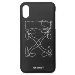 Abstract Arrows IPhone X Cover - Black/White