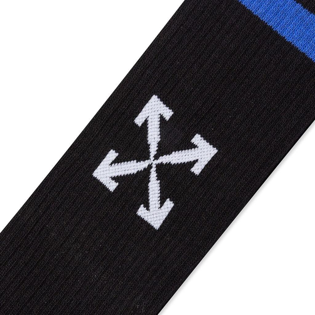 Extra Long Sport Socks - Black/Grey 2 Extra Long Sport Socks - Black/Grey - Image 2