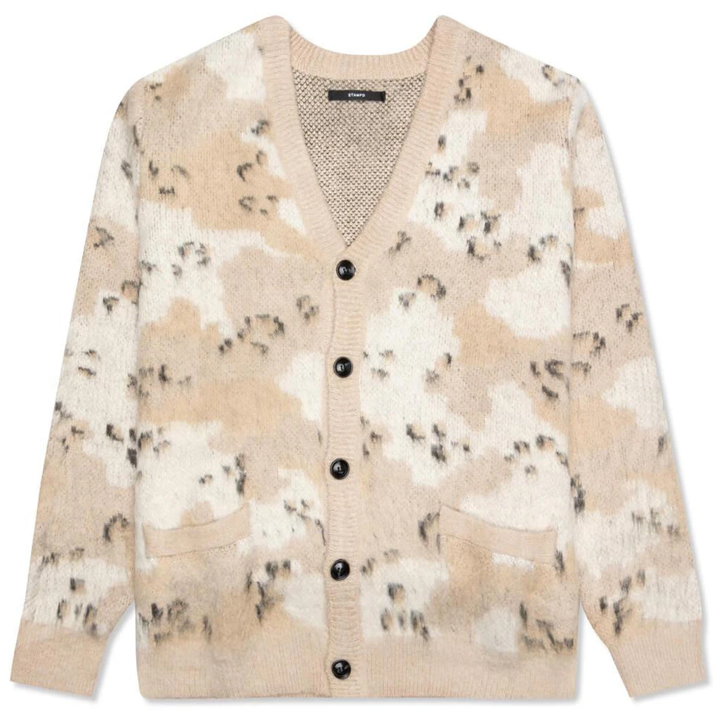 Desert Camo Cardigan - Khaki 1 Desert Camo Cardigan - Khaki